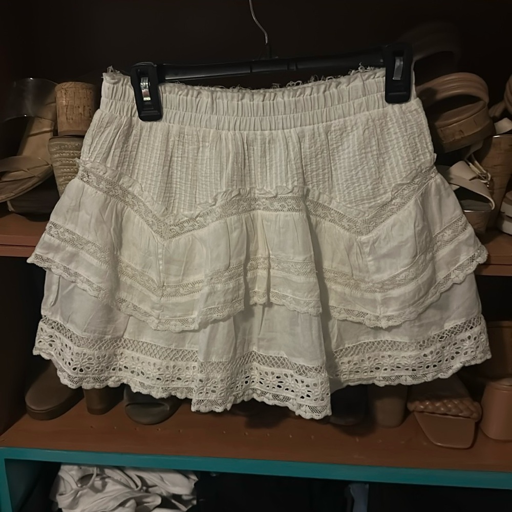Love Shack Fancy lace skirt